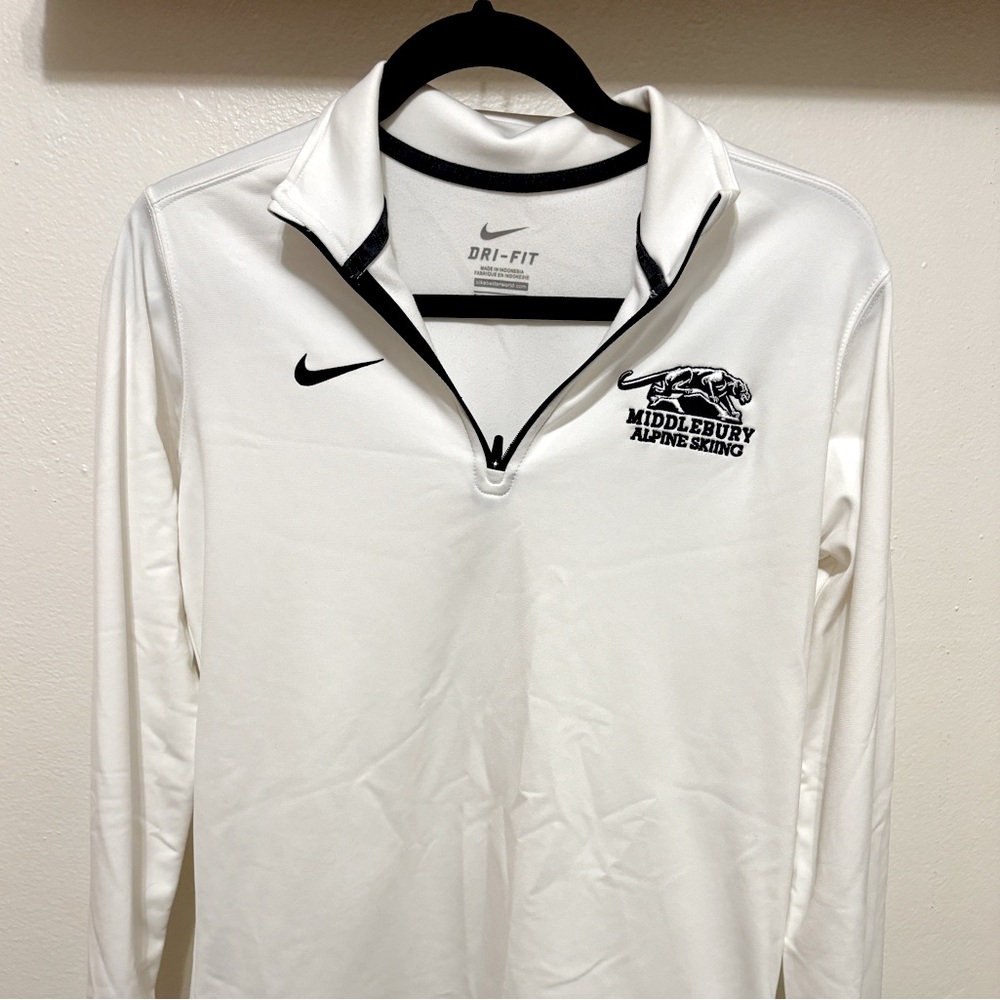 Nike Dryfit- Middlebury Alpine Skiing, Quarter-Zip